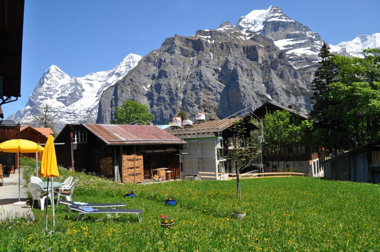 Chalet Bim Chilchli Mürren Extérieur photo